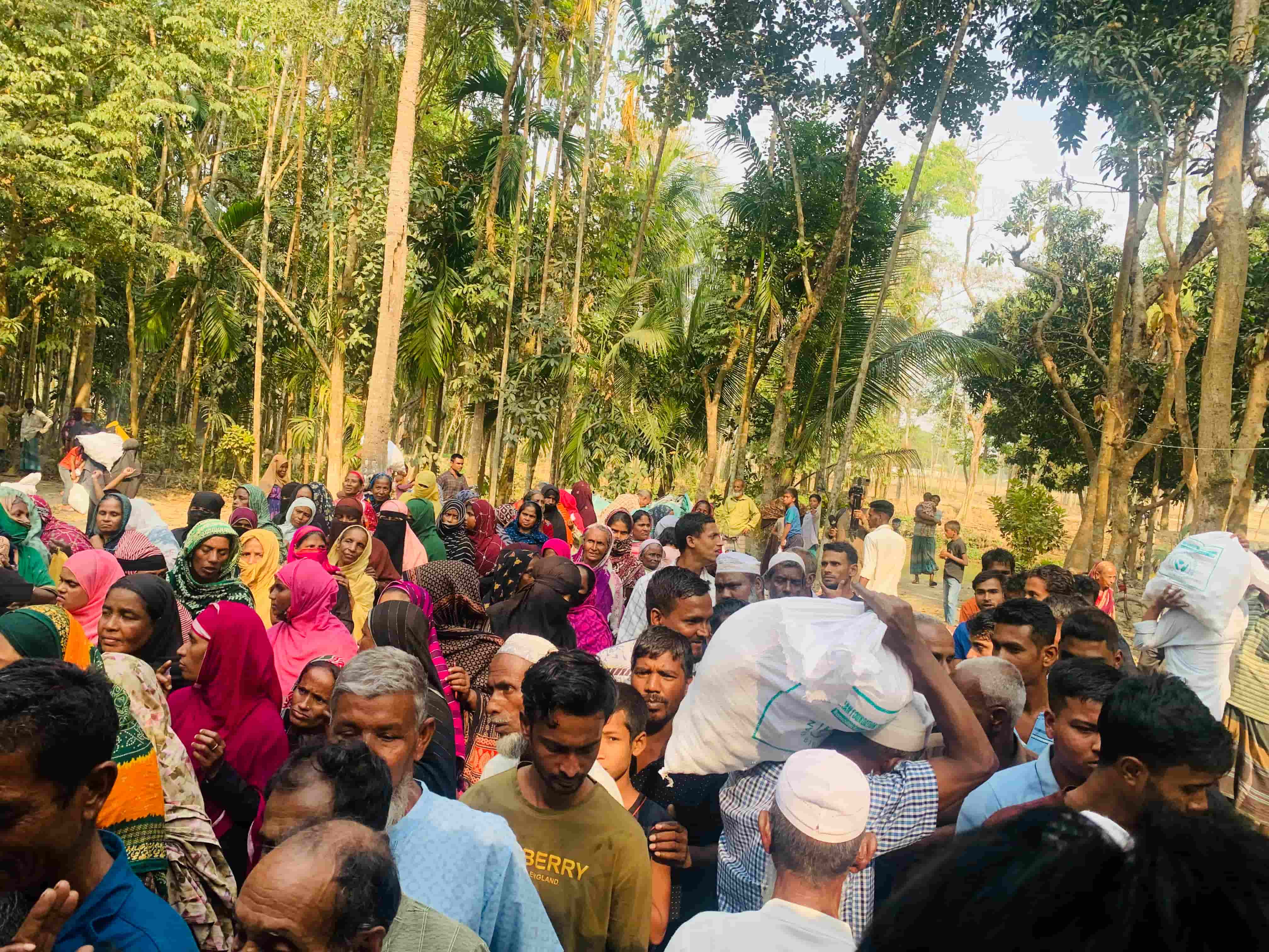 A queue of needy people. - Sylhet